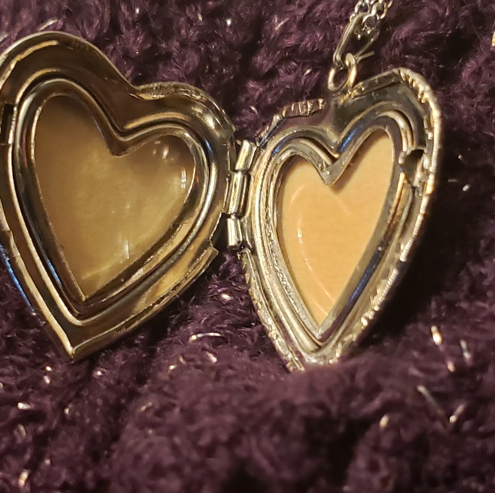 Heart Locket 🌹 Silver Valentine's Day ❤️🎀❤️ FREE 🌈 Heart Special ❤️ - Picture 12 of 13
